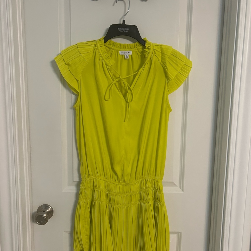 Current Air Lime Green Blouse
